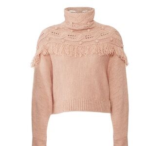Rachel Zoe Andie Women's Fringe Detail Sweater